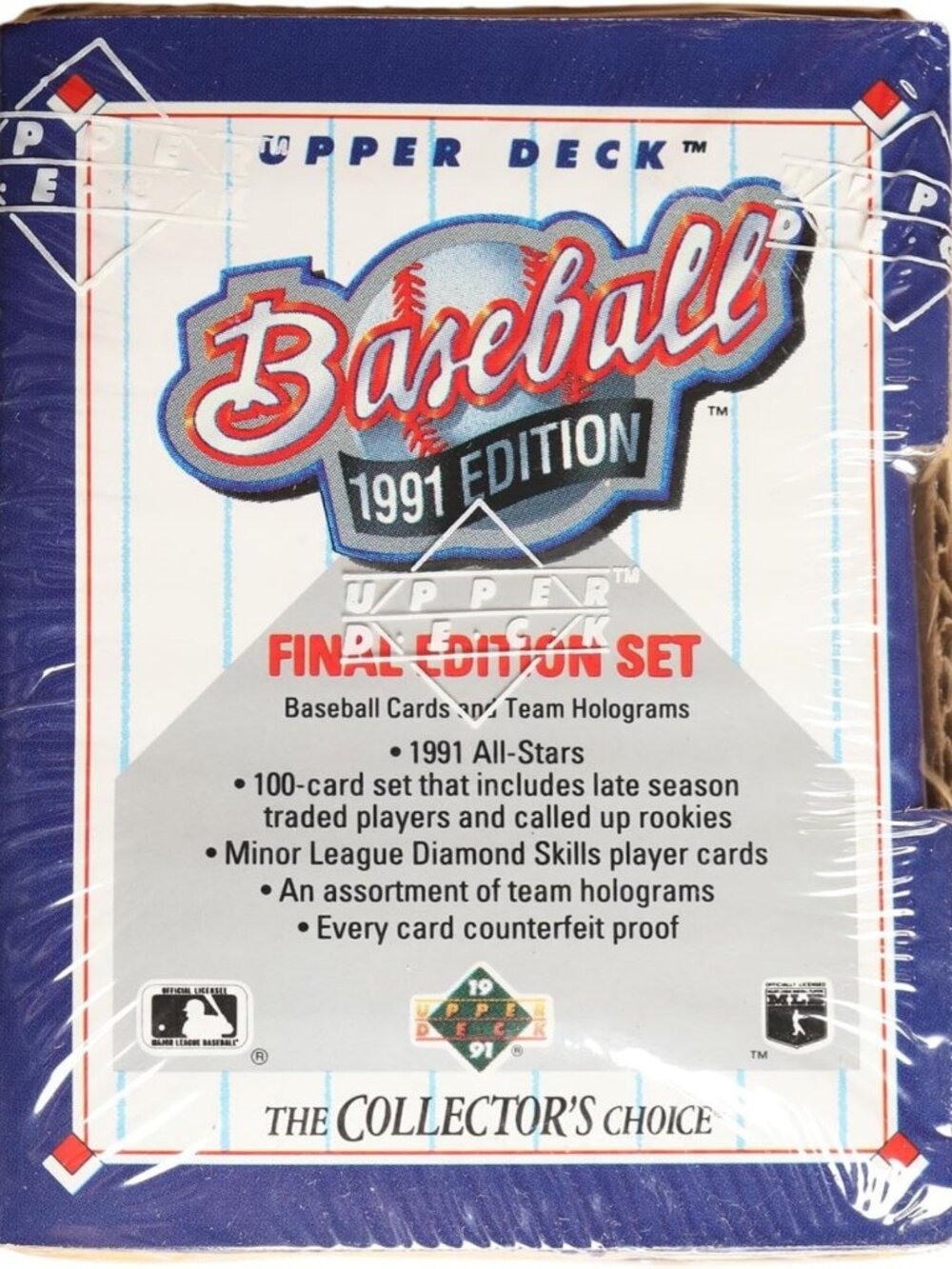 1991 Baseball Final Edition Factory Set - Complete Collection, Rare Cards